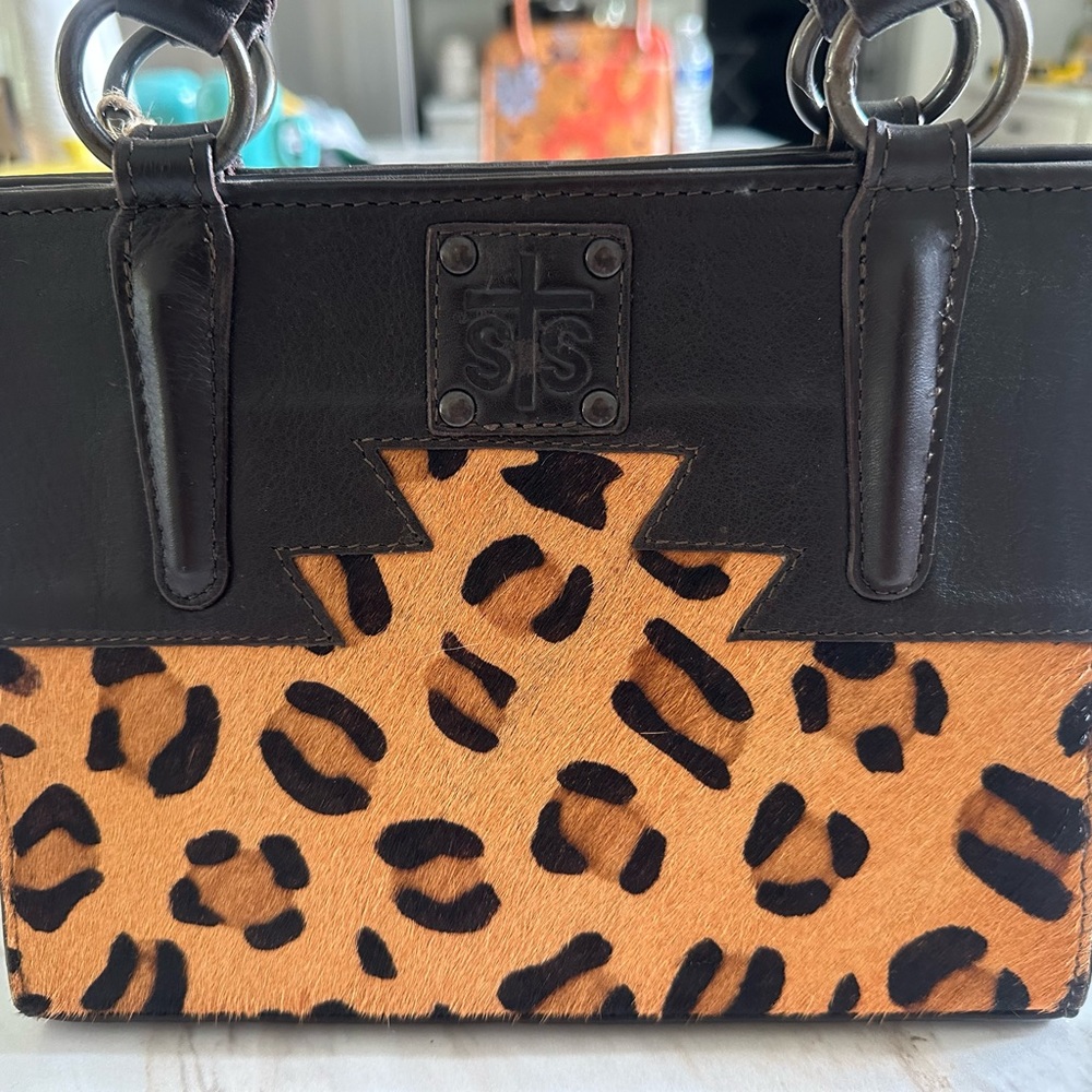 STS Ranch Leopard Mini Satchel - Picture 5 of 5